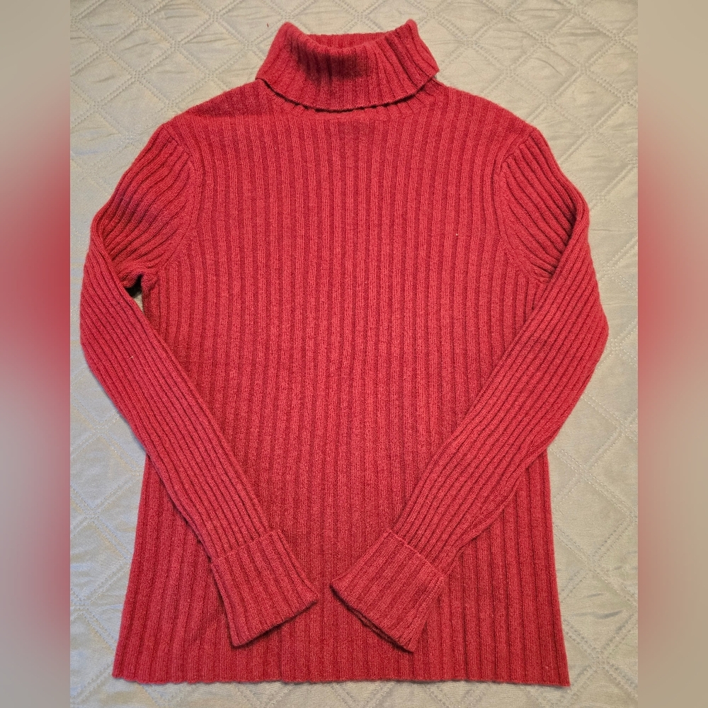 Sutton Studio petite cashmere turtleneck sweater